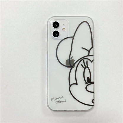 Apple iPhone 7 - 13 Pro Max Personality Couple Mickey and Minnie
