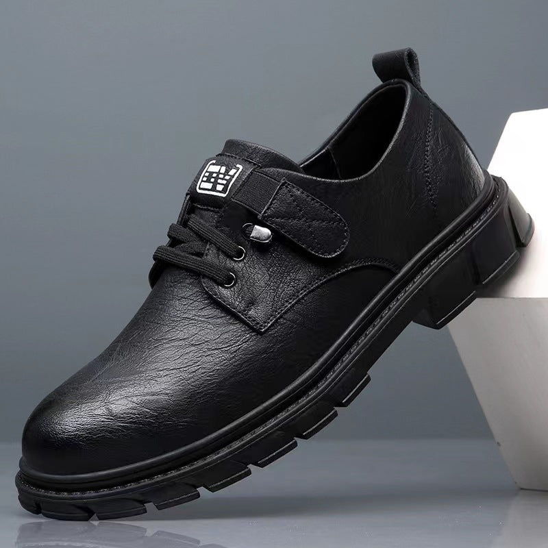 Men's Business Casual Breathable British Leather Shoes