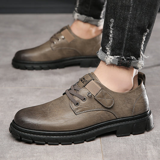 Men's Business Casual Breathable British Leather Shoes