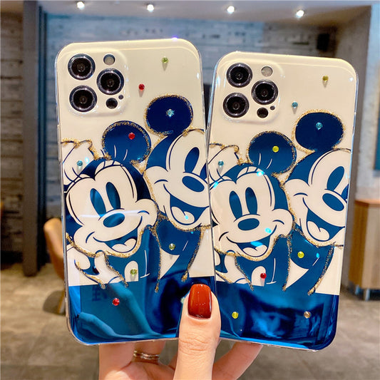 Blue Light Mickey for iPhone 7 - 13 Pro Max