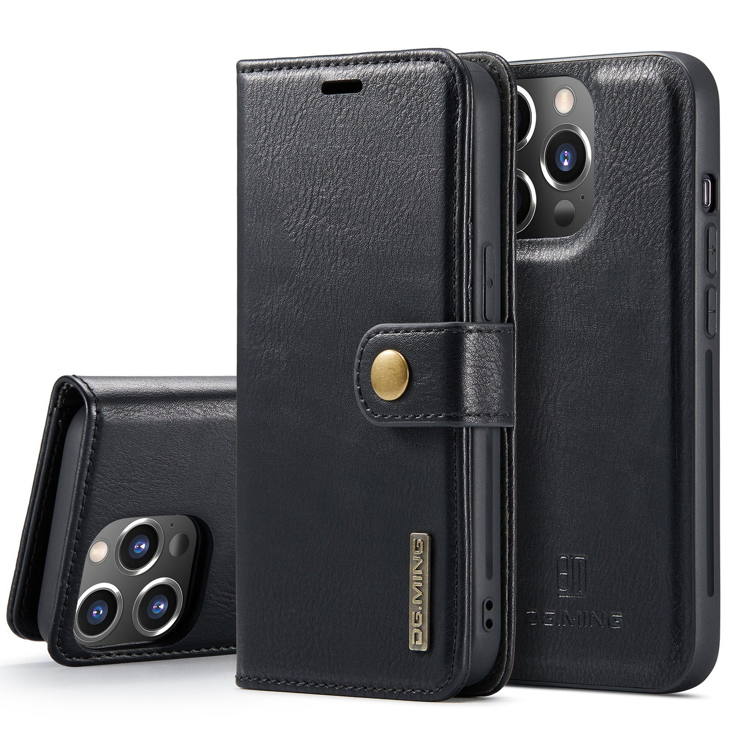 Apple iPhone 6 - 14 Pro Max Magnet Split Phone Leather Case