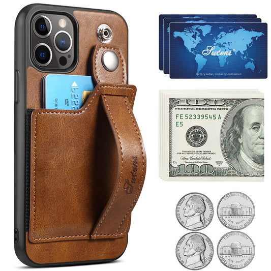 Apple iPhone 12 - 13 Pro Max Luxury Leather Wallet Case