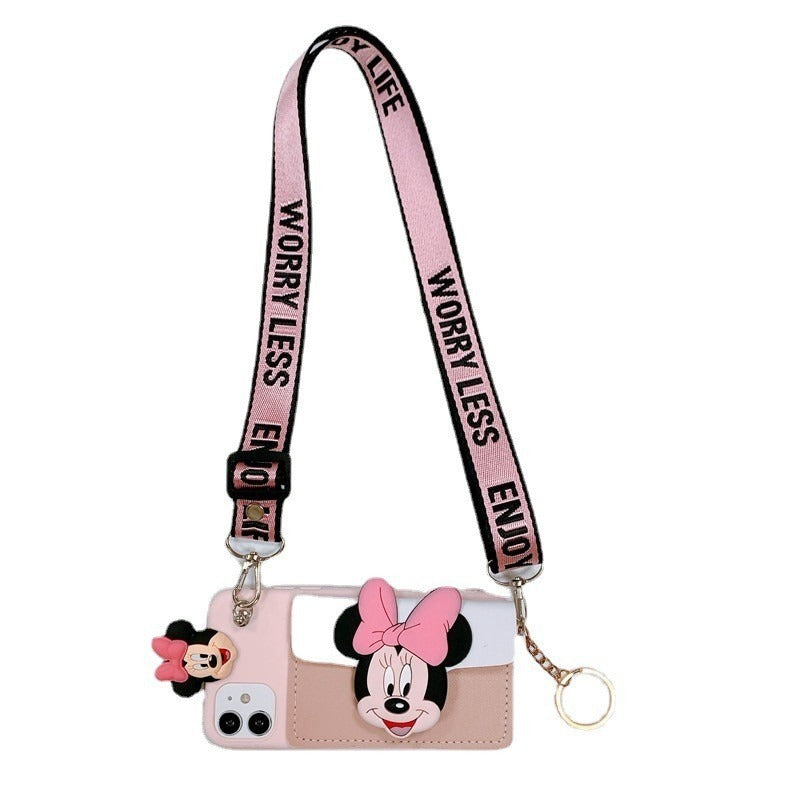 Apple 14 iphone 13 Mickey and Minnie Card Coin Purse