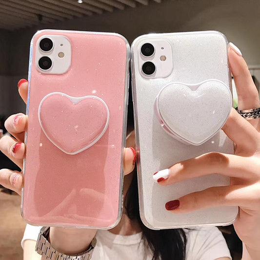 Candy Color Stand Holder Phone Case for Apple iPhone 6 - 12 Pro Max