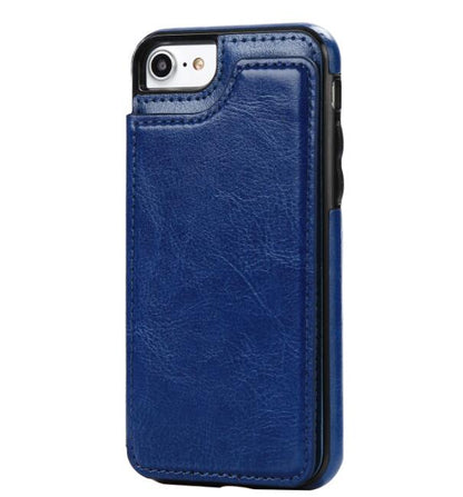 Retro Leather Case For iPhone Multi Card Holders Phone Cases