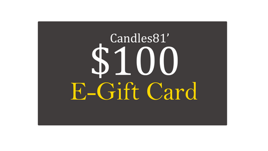 Candles81's $100 Digital Gift Card