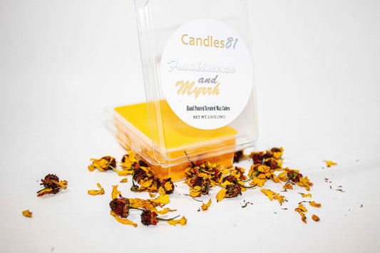 Frankincense and Myrrh - 2.5oz Soy melt cubes