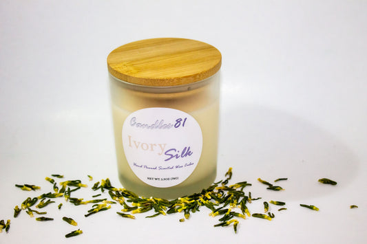 Ivory Silk - 7oz Soy Candle 10oz Jar