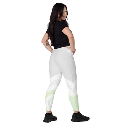 Work Crossover leggings with pockets