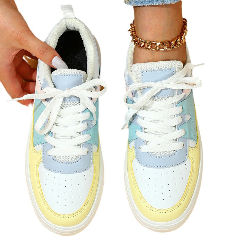 Women's Soft Colors Casual Sneakers