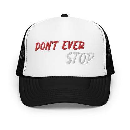 Don't Stop Trucker hat