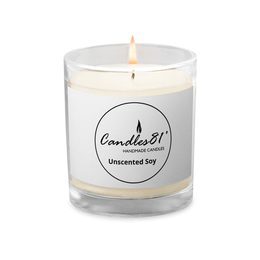 Candles81 Unscented soy wax candle