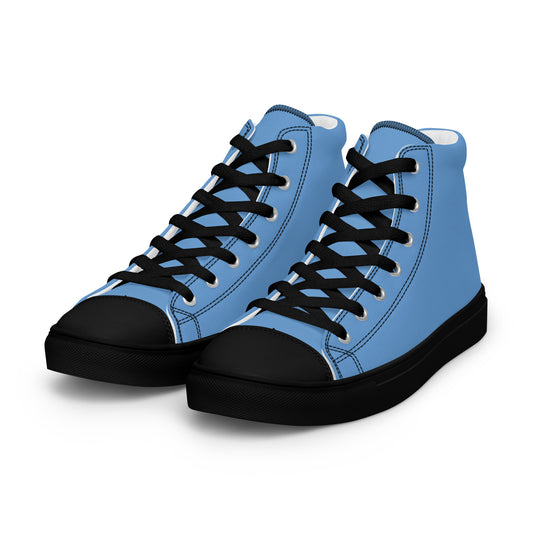 Men’s Jordy Blue high top canvas shoes