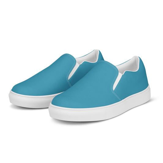 Men’s Blue slip-on canvas shoes