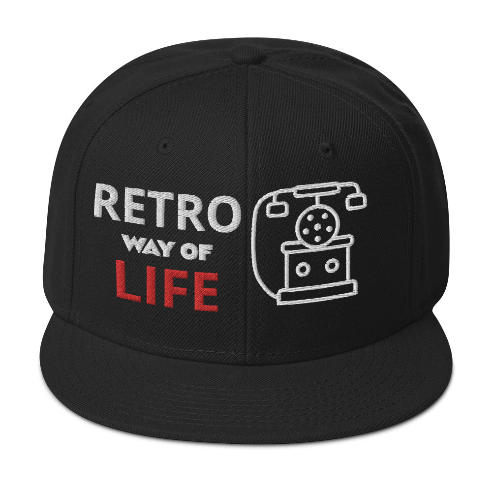 Retro Life Snapback Hat