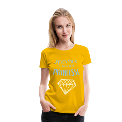 Women’s Princess Premium T-Shirt - sun yellow