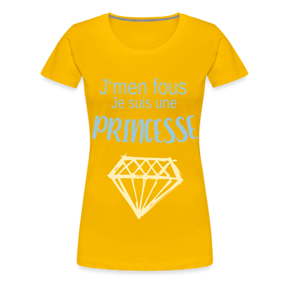 Women’s Princess Premium T-Shirt - sun yellow