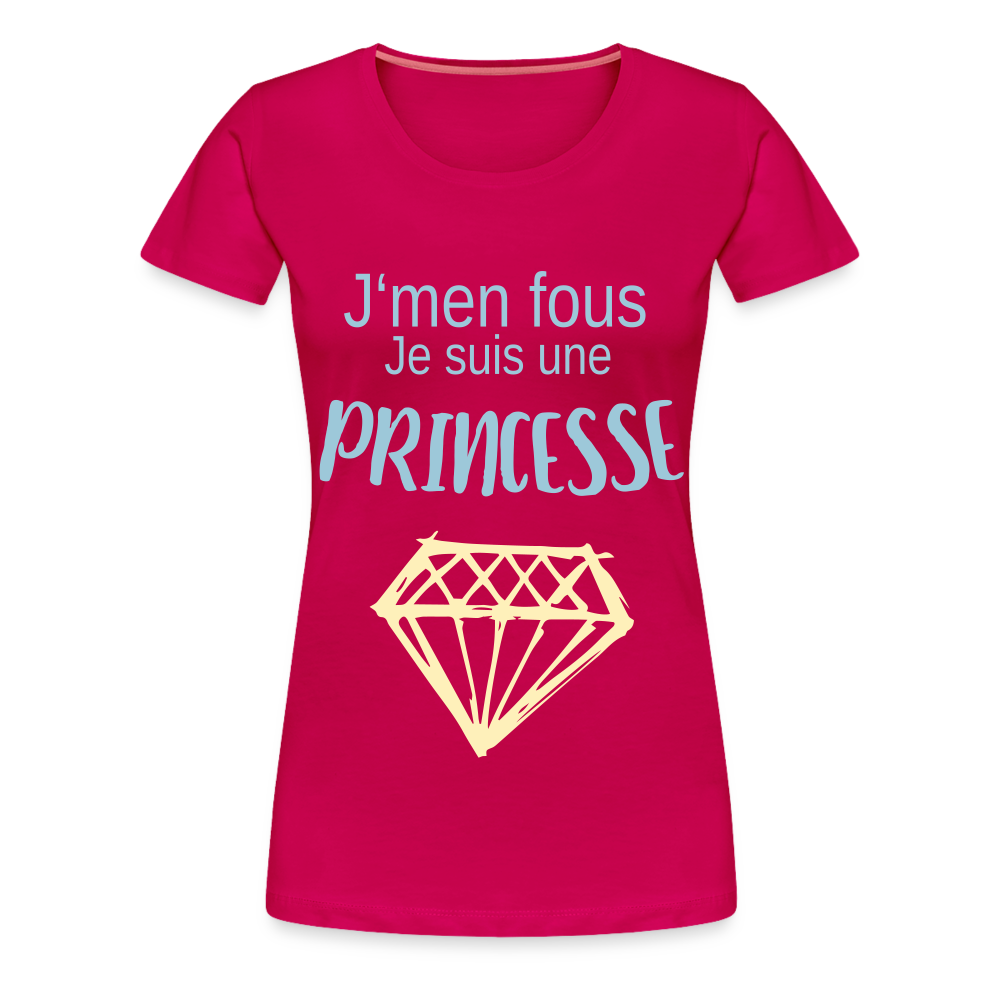 Women’s Princess Premium T-Shirt - dark pink