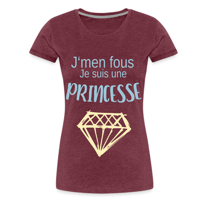 Women’s Princess Premium T-Shirt - heather burgundy