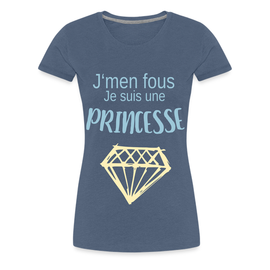 Women’s Princess Premium T-Shirt - heather blue