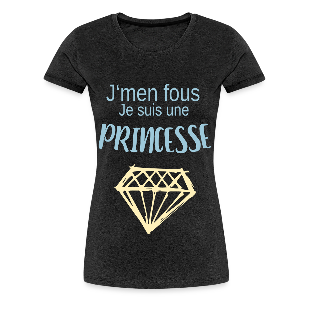 Women’s Princess Premium T-Shirt - charcoal grey