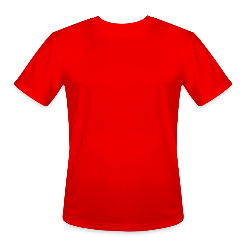 Men’s Moisture Wicking Performance T-Shirt - red