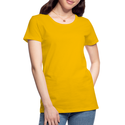 Women’s Premium T-Shirt - sun yellow
