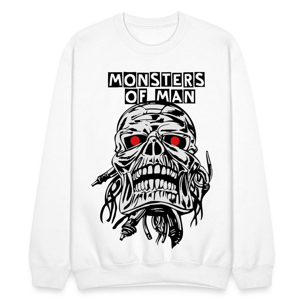 Monsters of Man Crewneck Sweatshirt - white