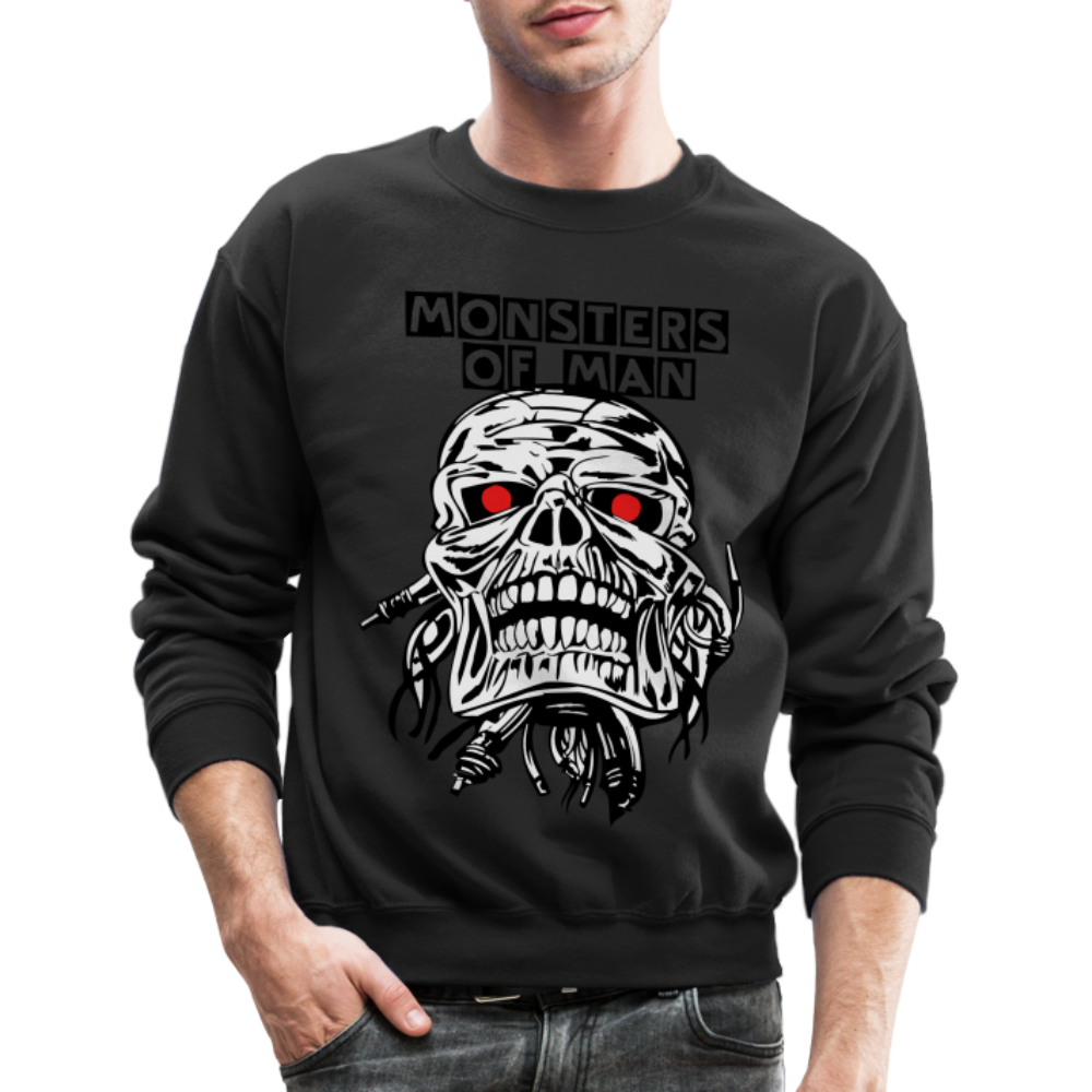 Monsters of Man Crewneck Sweatshirt - black