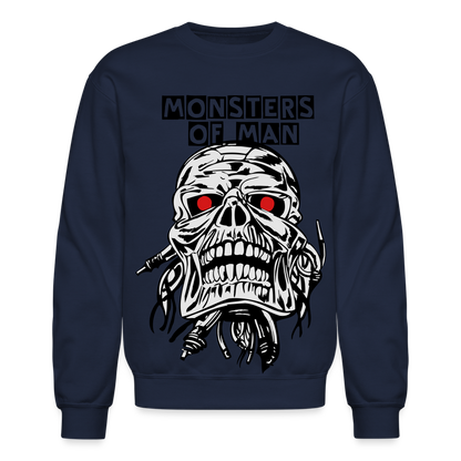 Monsters of Man Crewneck Sweatshirt - navy