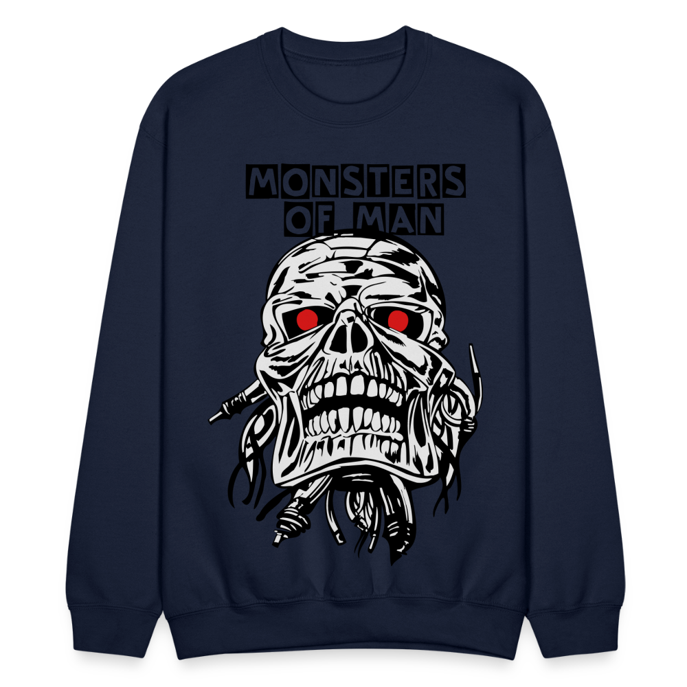 Monsters of Man Crewneck Sweatshirt - navy