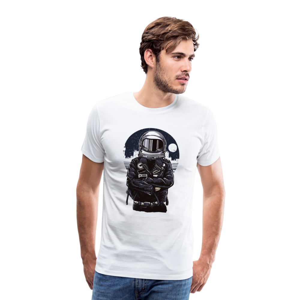 Men's Cool Space Premium T-Shirt - white
