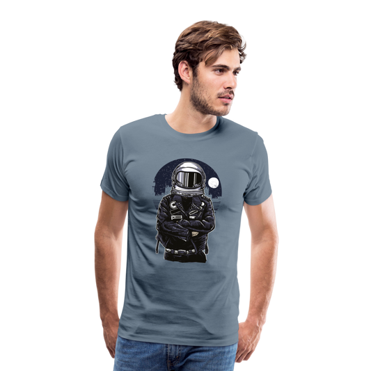 Men's Cool Space Premium T-Shirt - steel blue