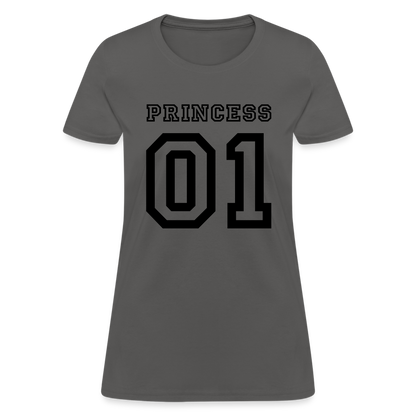 Women's Princess T-Shirt - charcoal