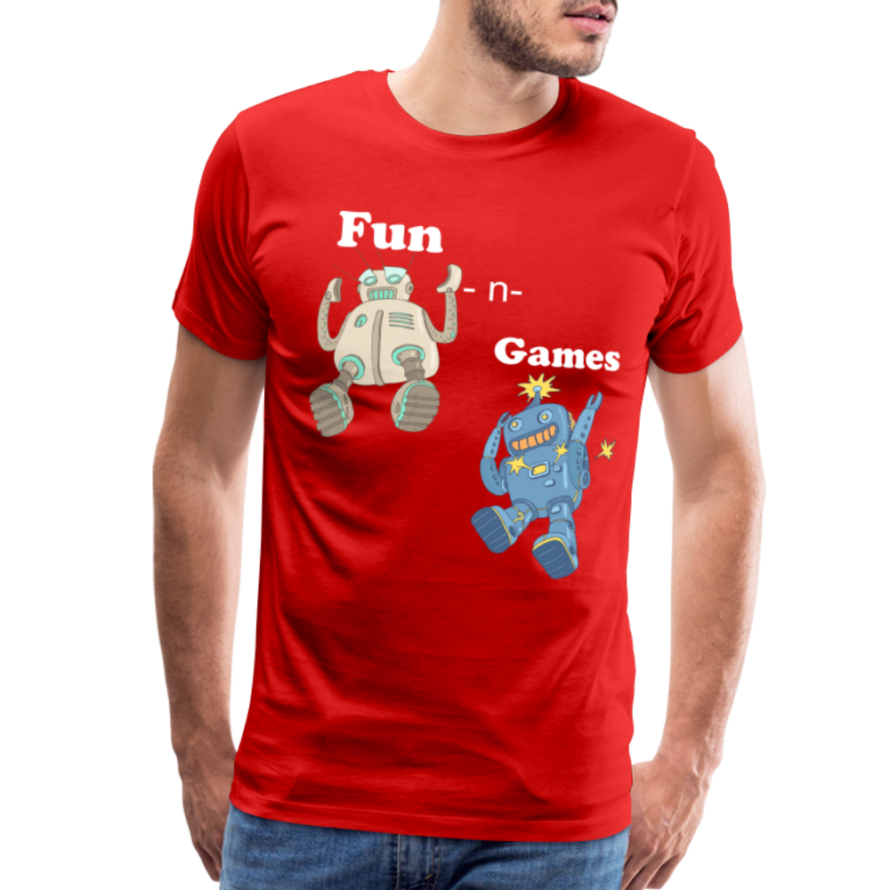Men's Games Premium T-Shirt - red