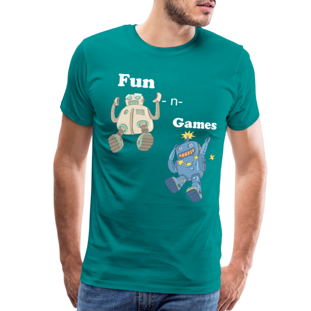 Men's Games Premium T-Shirt - teal