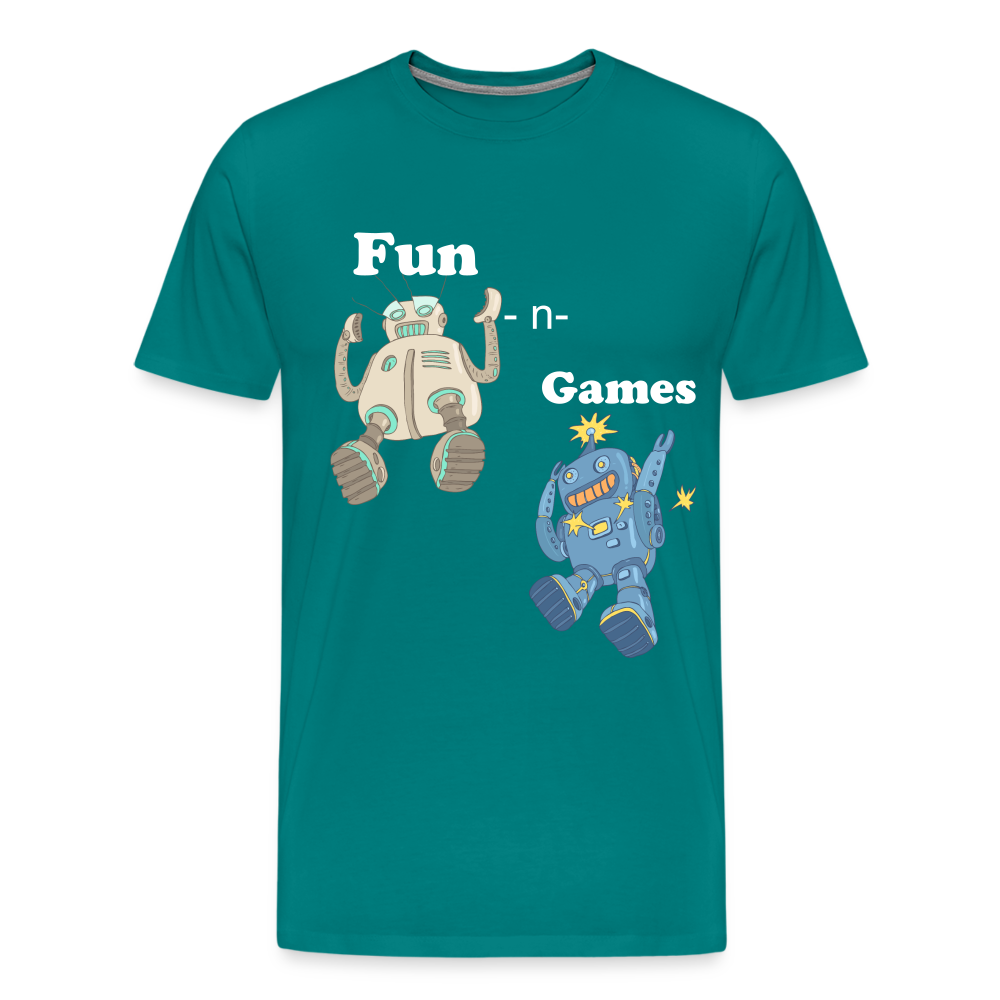 Men's Games Premium T-Shirt - teal