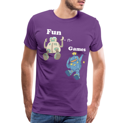 Men's Games Premium T-Shirt - purple