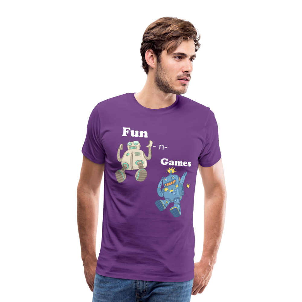 Men's Games Premium T-Shirt - purple