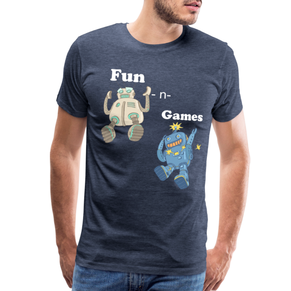 Men's Games Premium T-Shirt - heather blue
