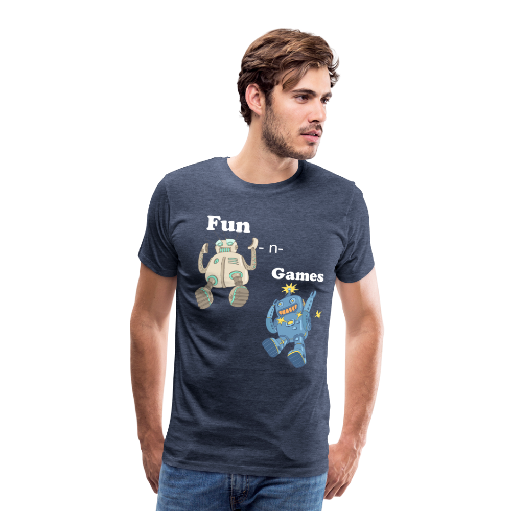 Men's Games Premium T-Shirt - heather blue