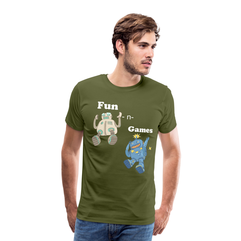 Men's Games Premium T-Shirt - olive green