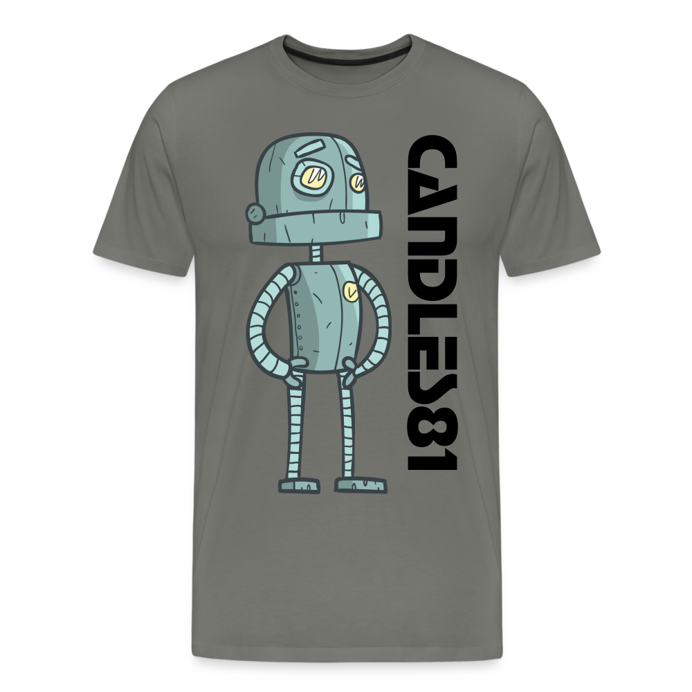 Men's Bot Premium T-Shirt - asphalt gray