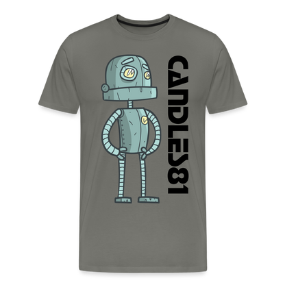 Men's Bot Premium T-Shirt - asphalt gray
