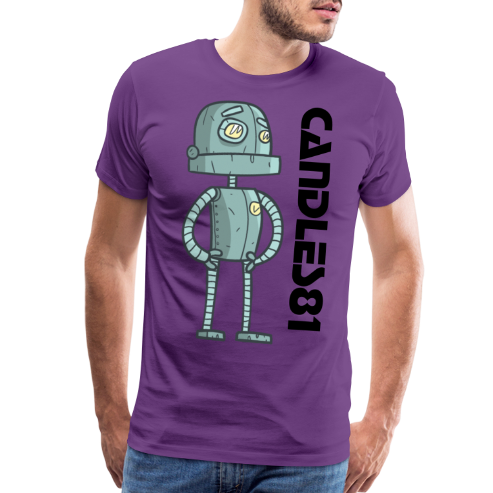 Men's Bot Premium T-Shirt - purple