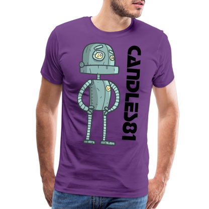 Men's Bot Premium T-Shirt - purple