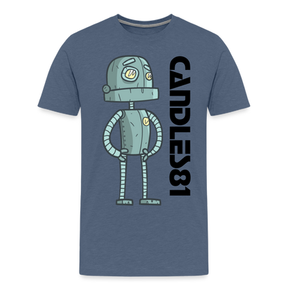 Men's Bot Premium T-Shirt - heather blue
