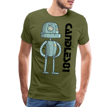 Men's Bot Premium T-Shirt - olive green