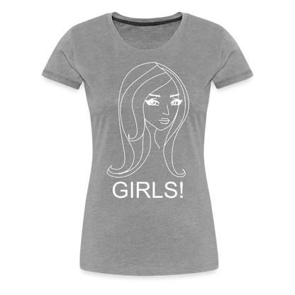 Women’s Girls Premium T-Shirt - heather gray