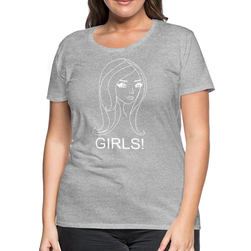 Women’s Girls Premium T-Shirt - heather gray